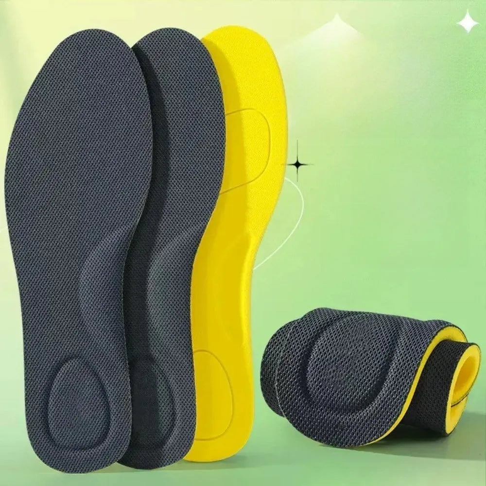 Insole sports shoes inner pad, soft and breathable shock-absorbing cushioning running shoe orthotic care inner pad